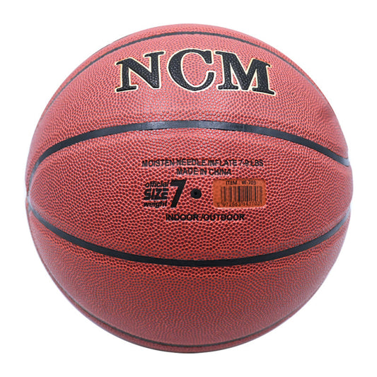 NCM Pro Basketball – Indoor & Outdoor, Size 7, Premium PU Leather