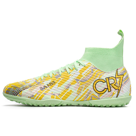 CR7 High-Top Soccer Cleats – Lightweight, Non-Slip, Professional Performance